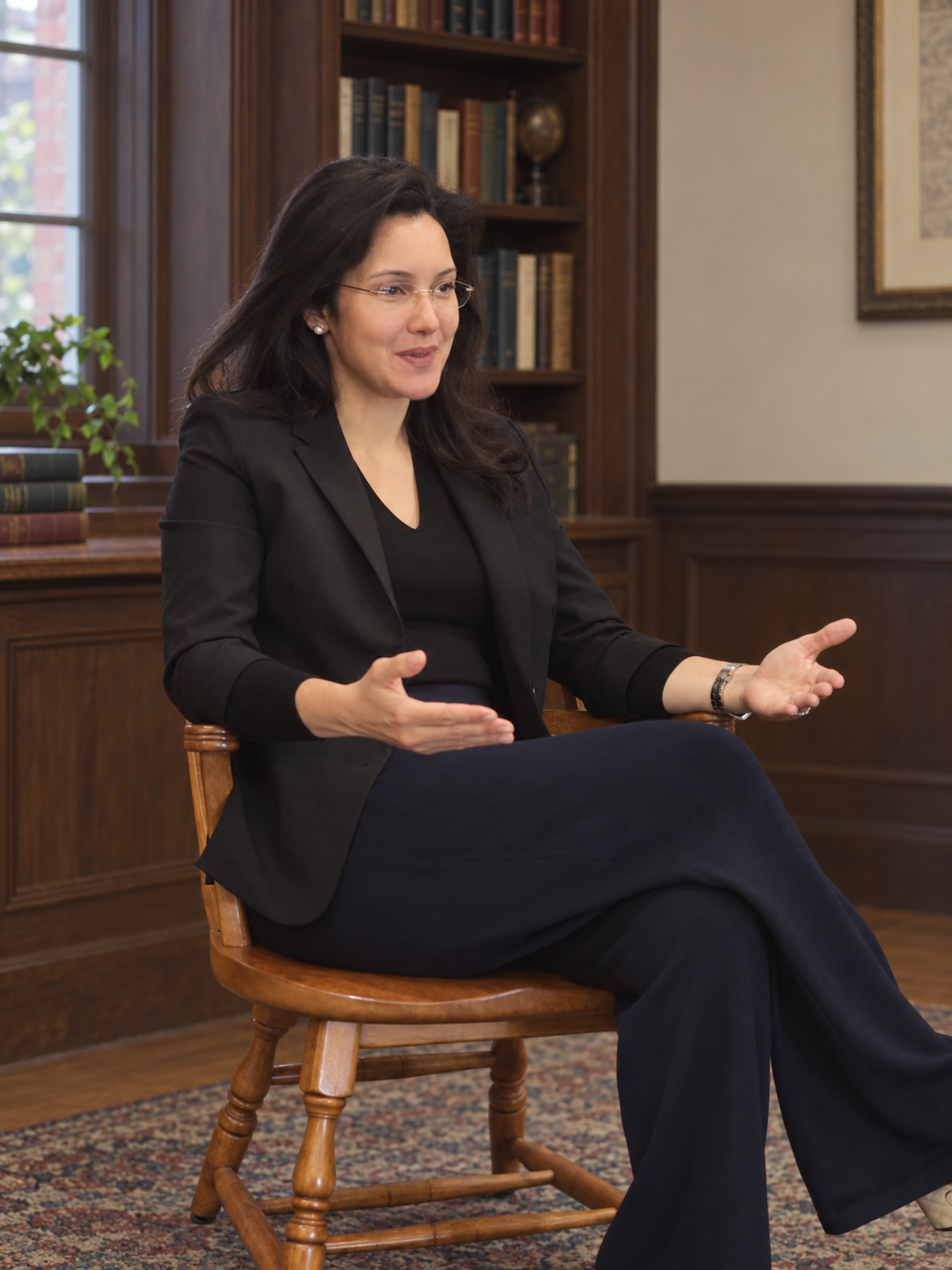 Stephanie Sarkar discussing institutional real estate portfolio management
